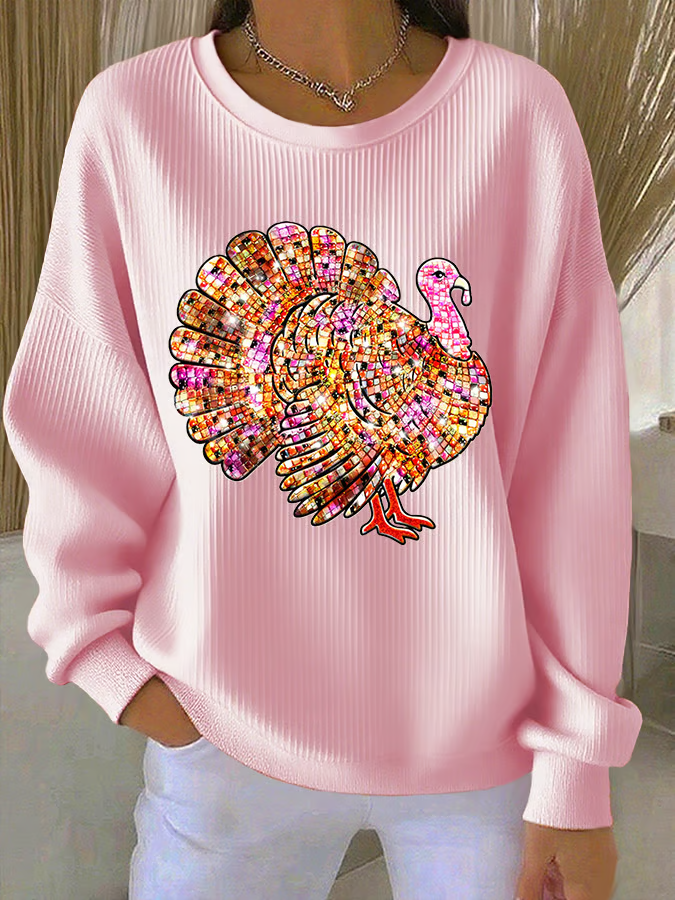 Regular Fit Casual Turkey Cotton Sweatshirt