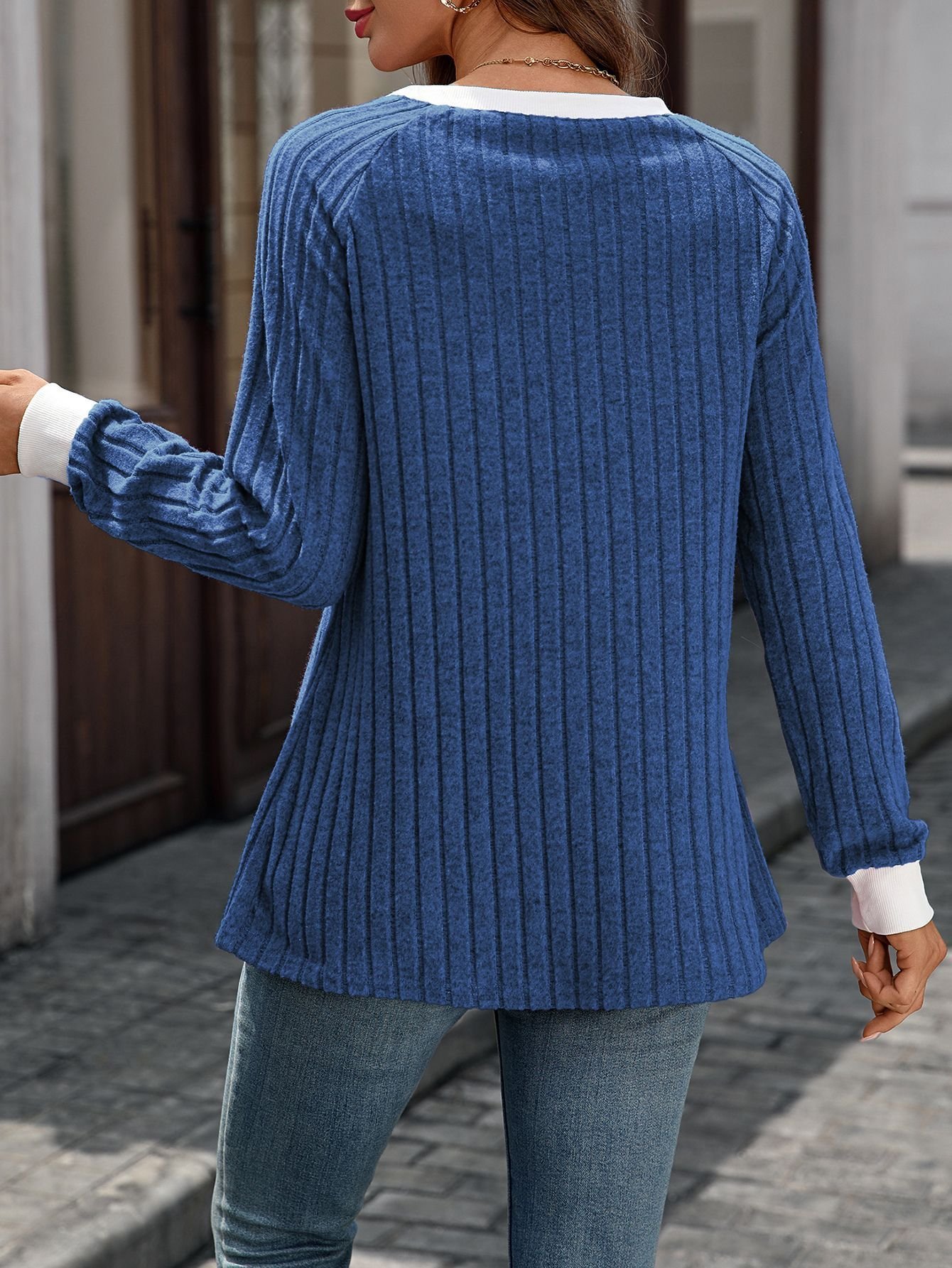 Casual Cotton Regular Fit Color Block T-Shirt