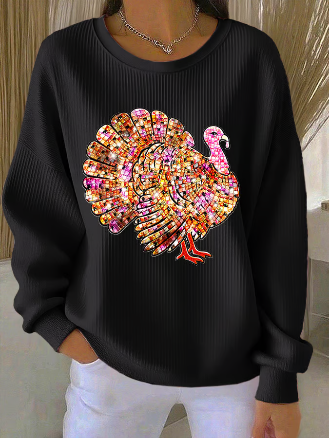 Regular Fit Casual Turkey Cotton Sweatshirt