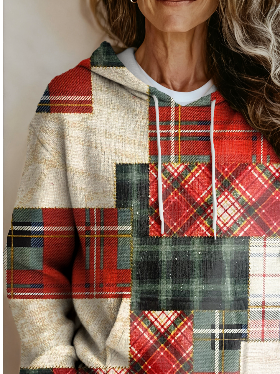 Ethnic Loose Christmas Hoodie Sweater