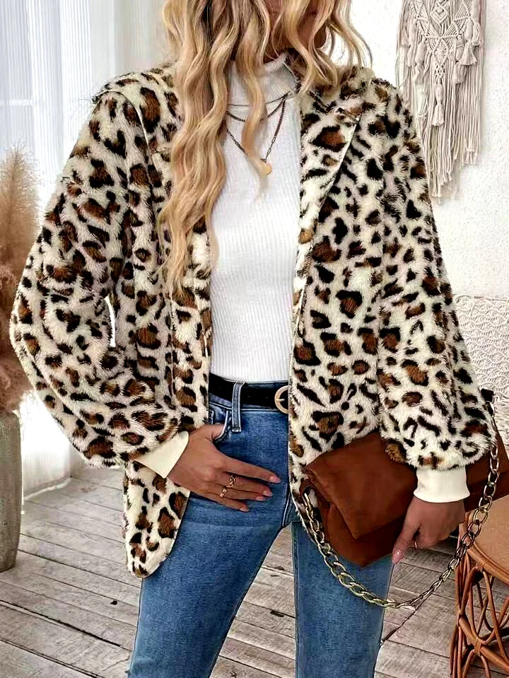 Regular Fit Cotton Polka Dots Casual Jacket