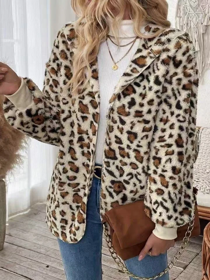 Regular Fit Cotton Polka Dots Casual Jacket