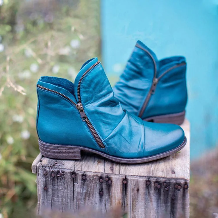 Low Heel Winter Boots