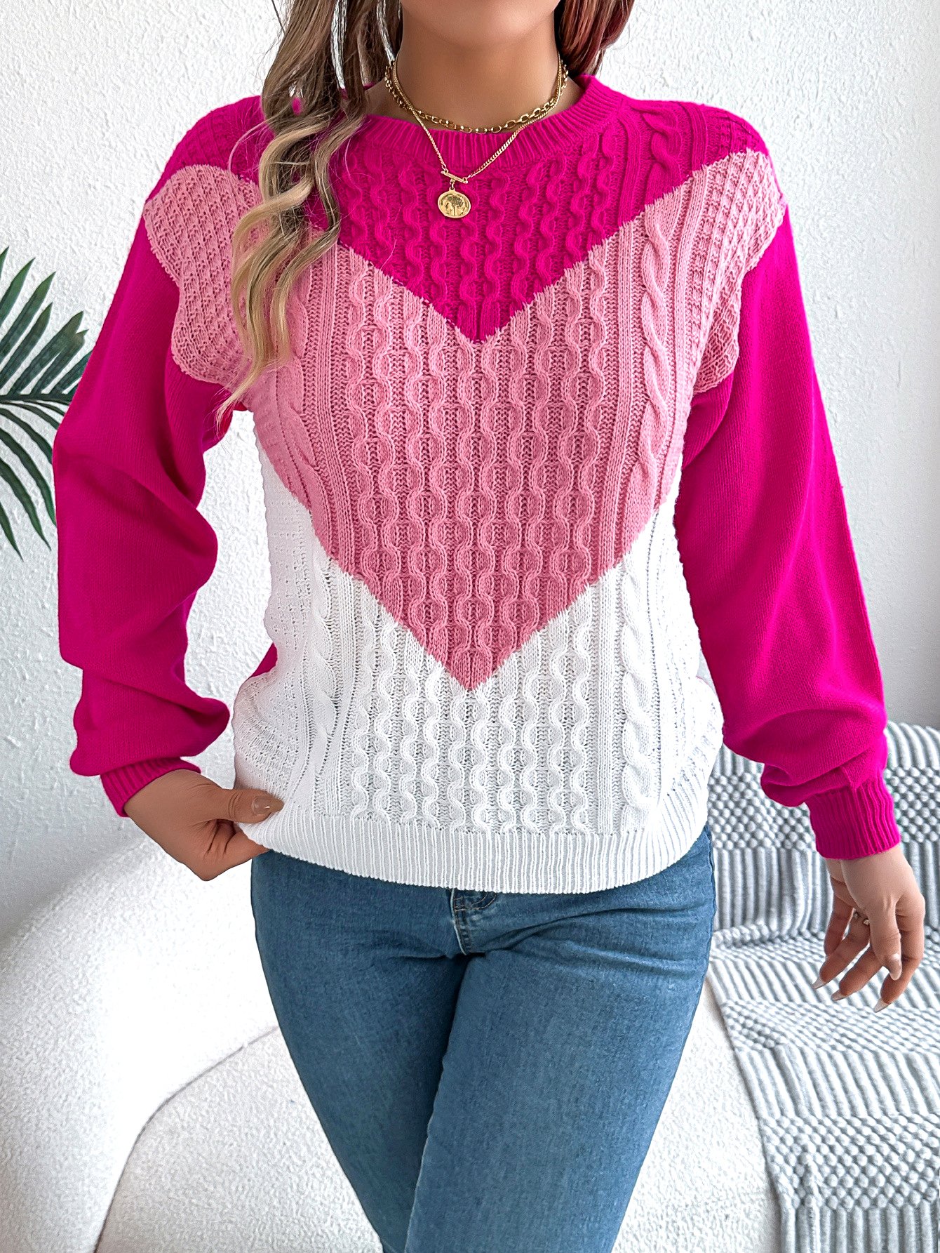 Casual Regular Fit Crew Neck Sweater