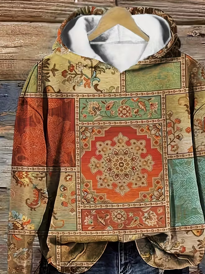 Printing Hoodie Loose Casual Hoodie