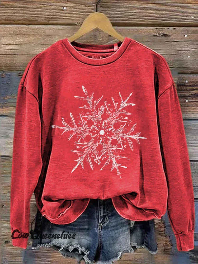 Casual Christmas Loose Crew Neck Sweatshirt