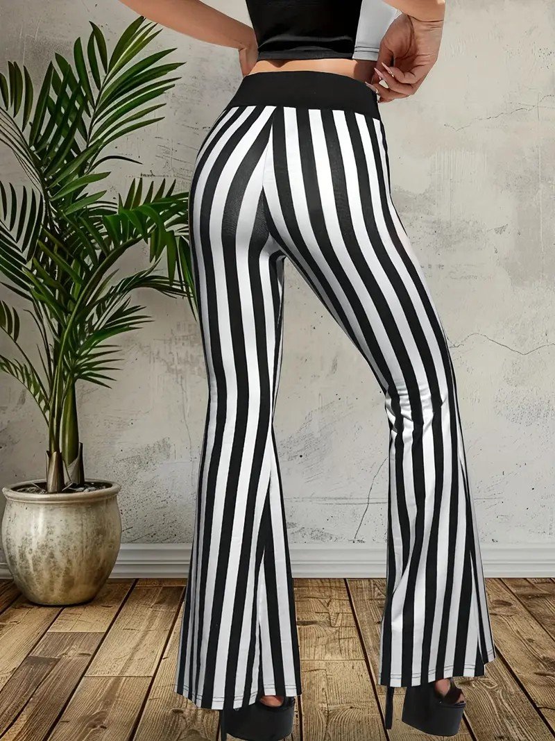 Regular Fit Geometric Casual Pants
