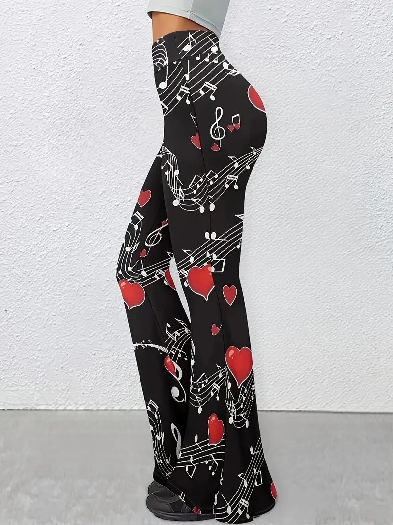 Regular Fit Geometric Casual Pants
