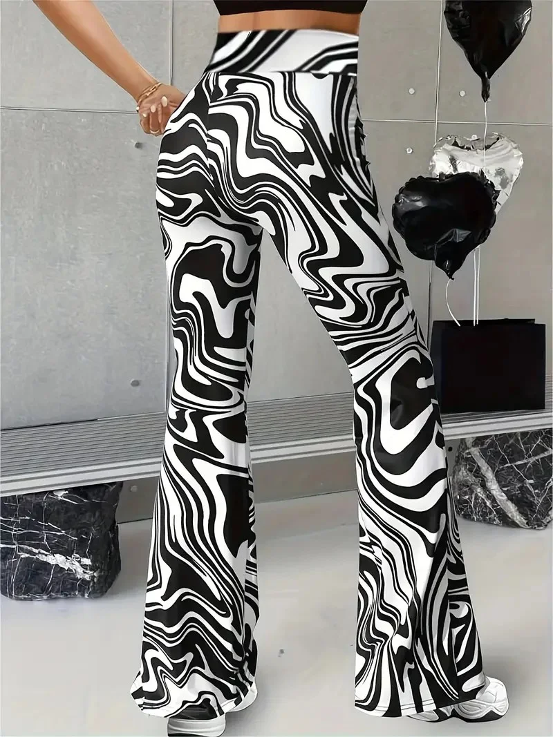 Regular Fit Geometric Casual Pants