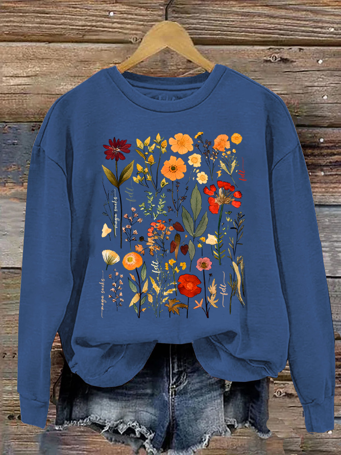 Subtle Anti-Trump Flowers Sweatshirts , Anti-Maga Floral , Fdt Merch, Feminist Gift Casual Sweatshirts Casual Sweatshirt