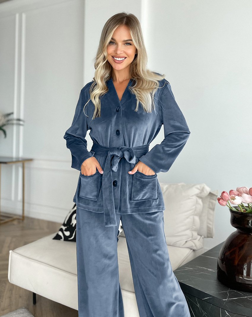 Cotton V Neck Casual Two-Piece Set