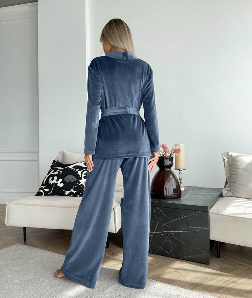 Cotton V Neck Casual Two-Piece Set