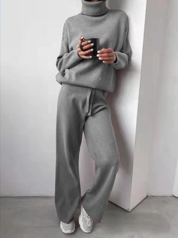 Women's Adjustable Strap Plain Daily Going Out Two-Piece Set Khaki Casual Spring/Fall Top With Pants Matching Set