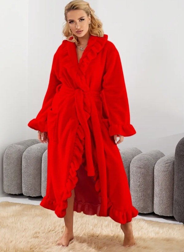 Casual Shawl Collar Nightdress