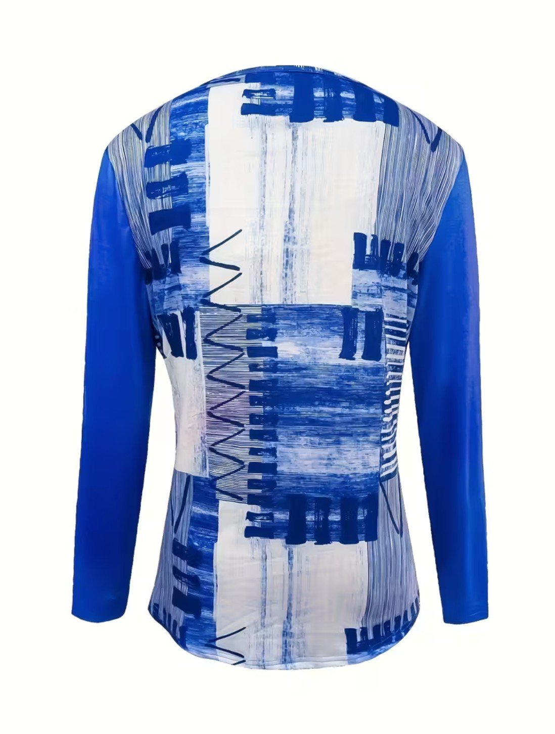 Others Casual Loose Multicolor Block T-Shirt