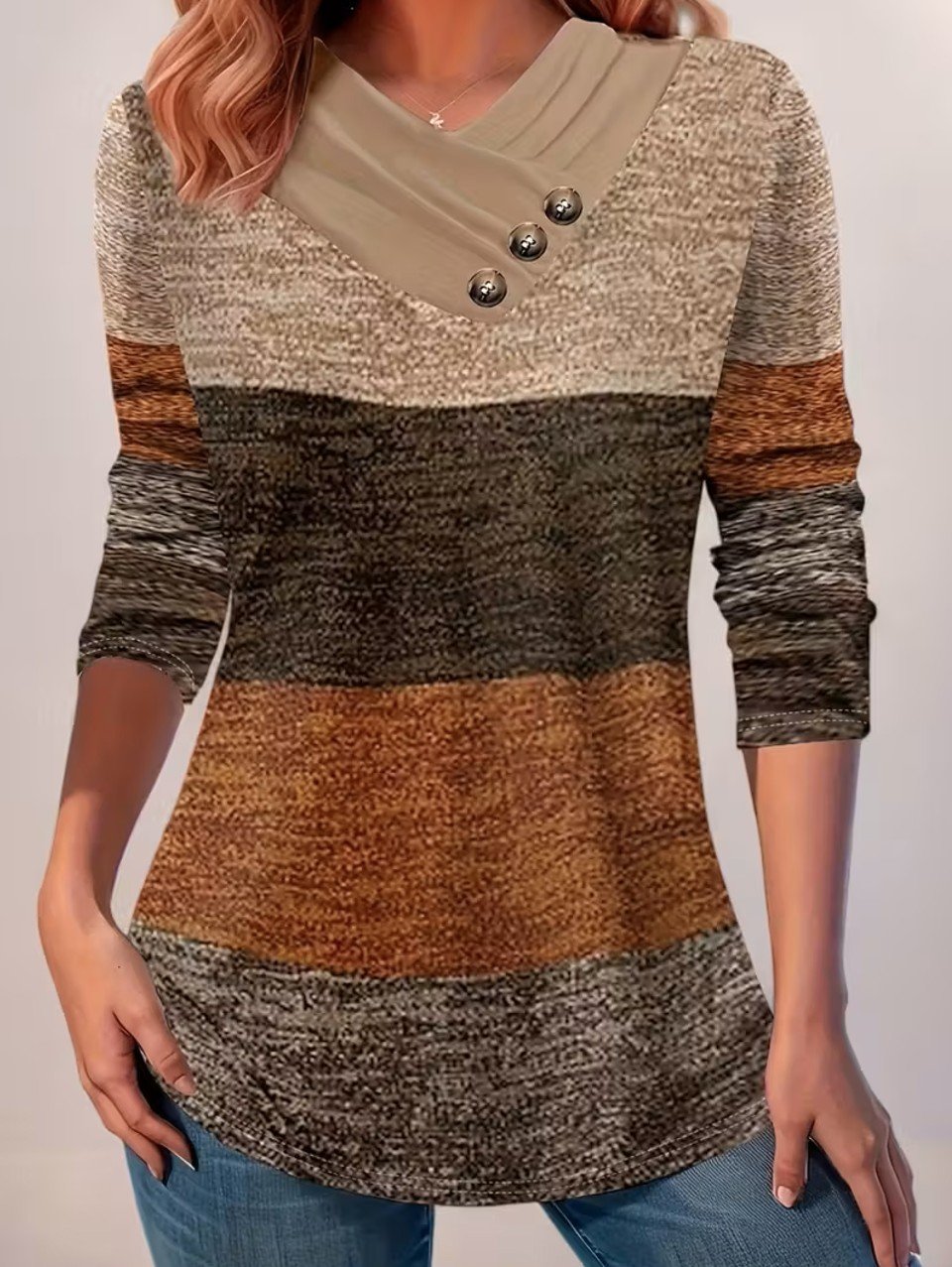 Casual Others Multicolor Block T-Shirt