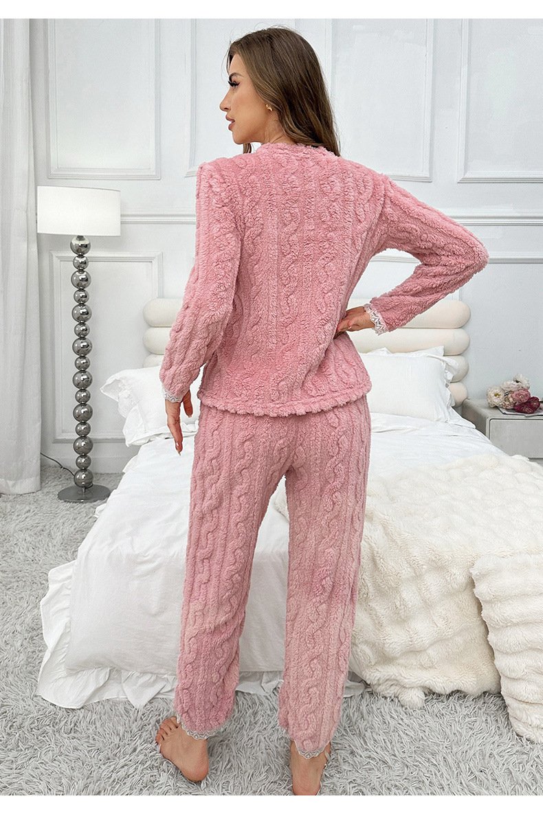 Cotton Casual Regular Fit Crew Neck Two-Piece Set