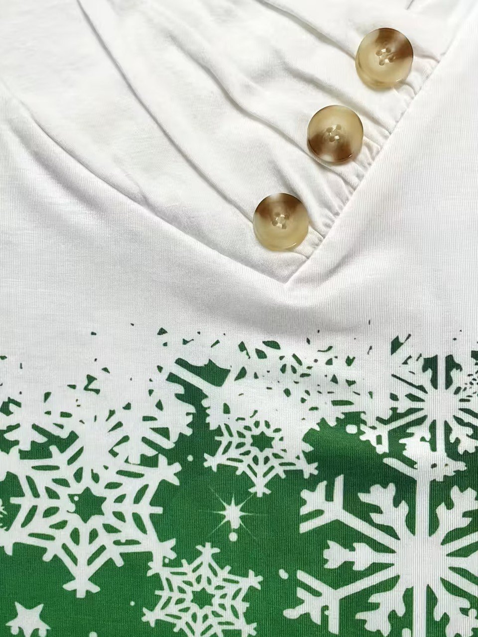 Christmas Casual Cotton Others T-Shirt