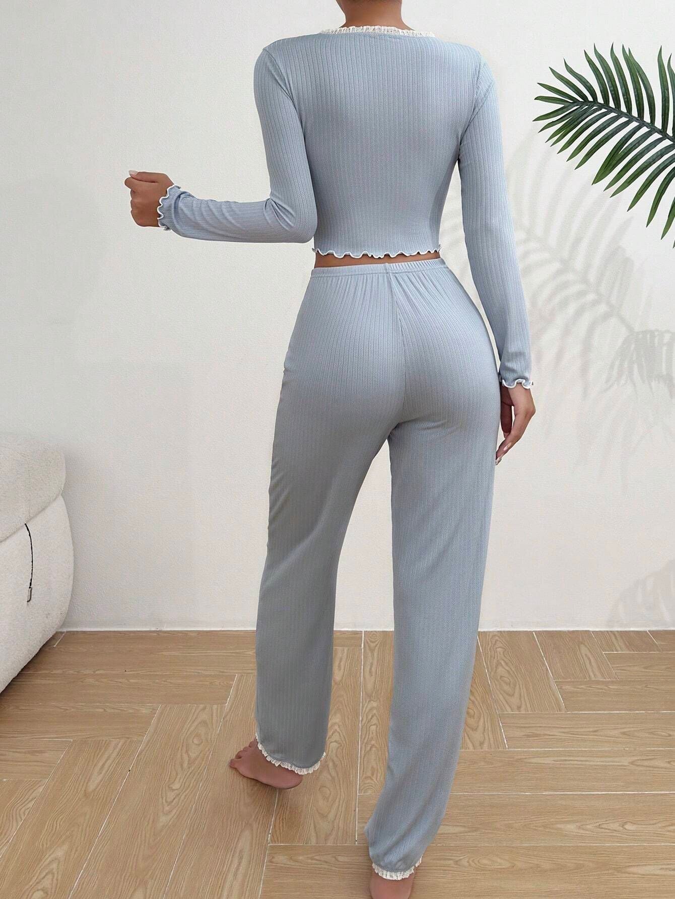 Plain Regular Fit Simple Lounge Set