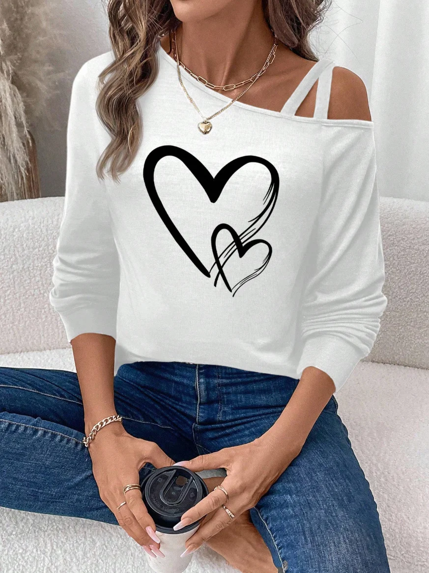 Regular Fit Geometric Casual T-Shirt
