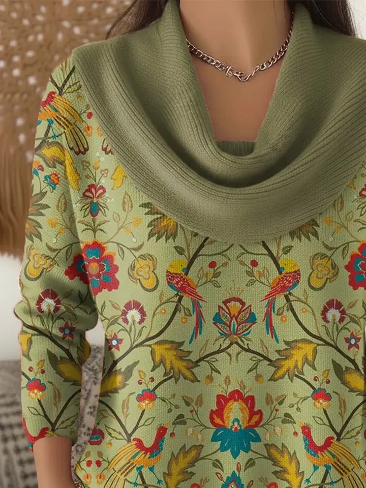 Casual Others Loose Nationality/Ethnic Sweater