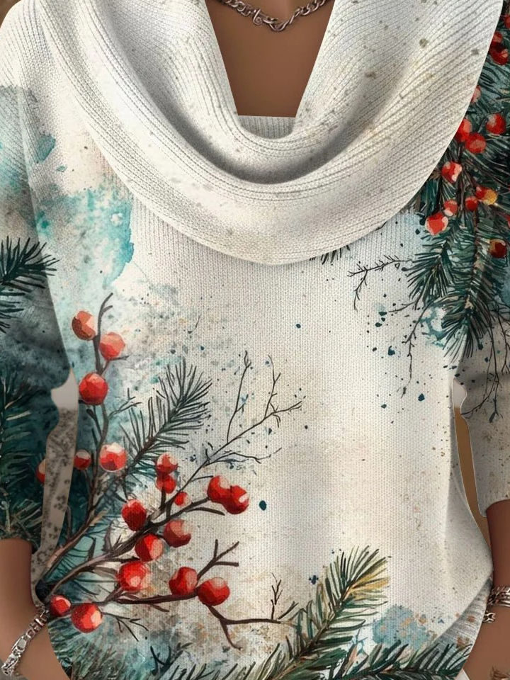 Simple Gradient Pattern Others Loose Sweater