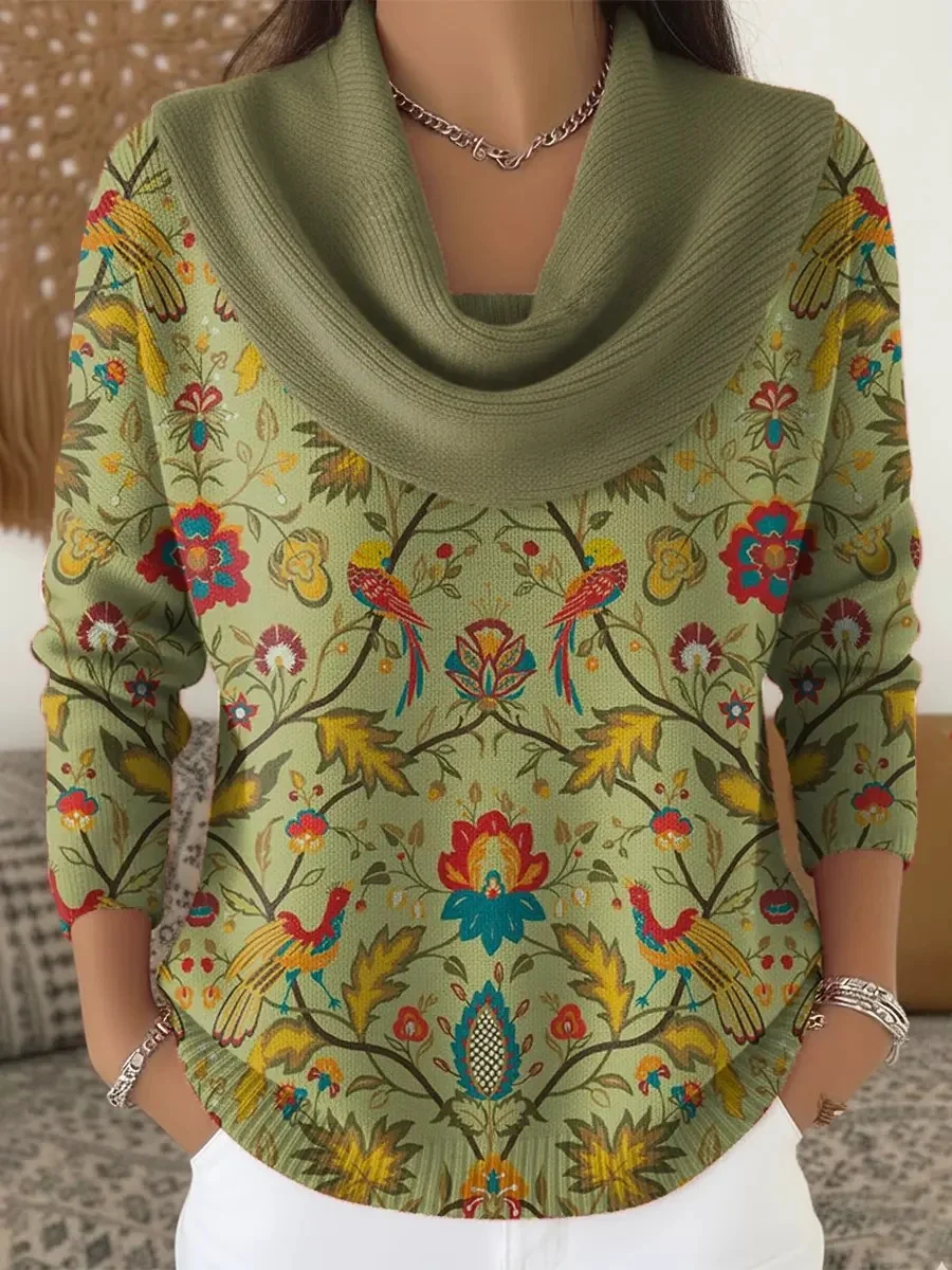 Casual Others Loose Nationality/Ethnic Sweater
