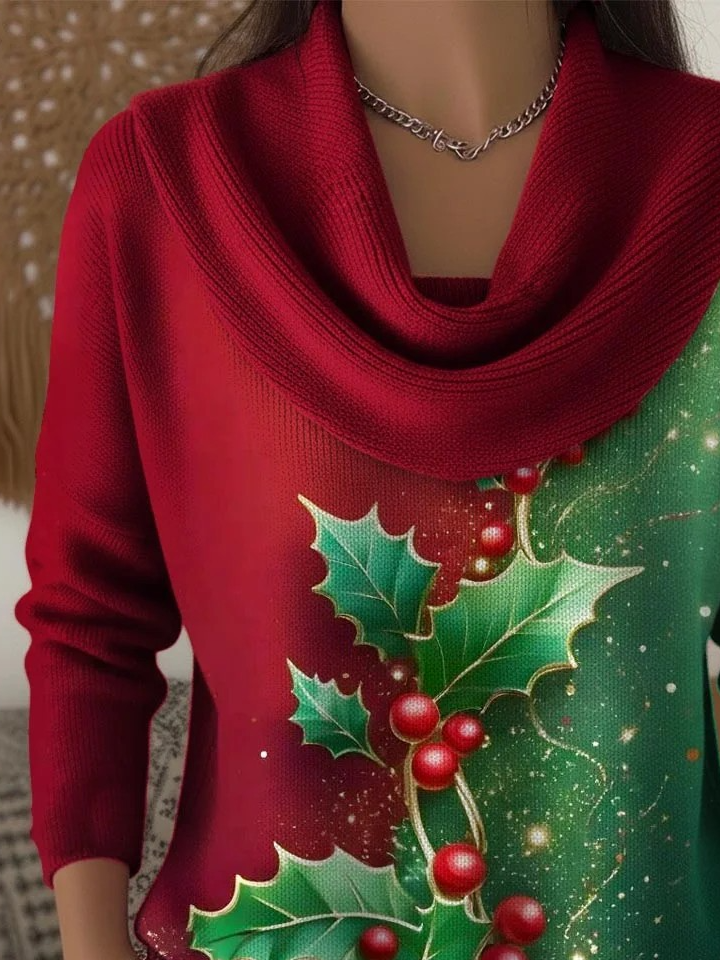 Color Block Loose Simple Others Sweater