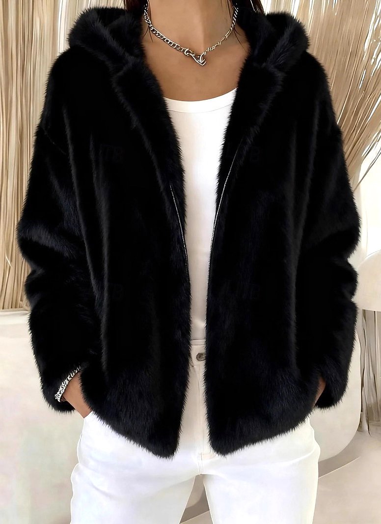 Regular Fit Casual Teddy Jacket