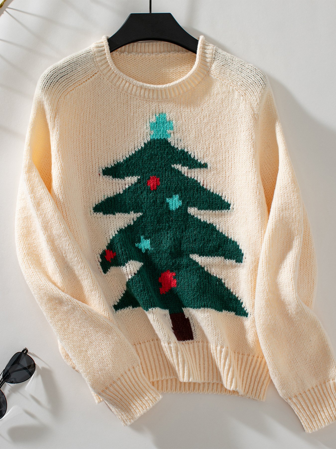 Crew Neck Casual Sweater