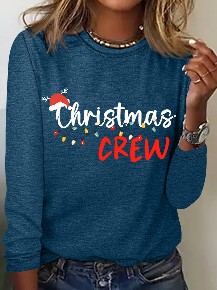 Christmas Crew Family Holiday Long sleeve shirt