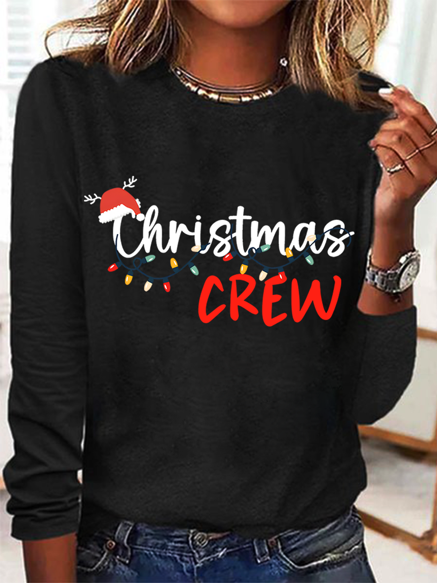 Christmas Crew Family Holiday Long sleeve shirt
