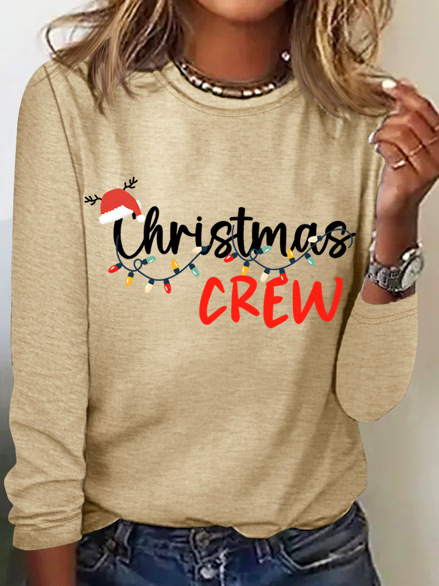 Christmas Crew Family Holiday Long sleeve shirt