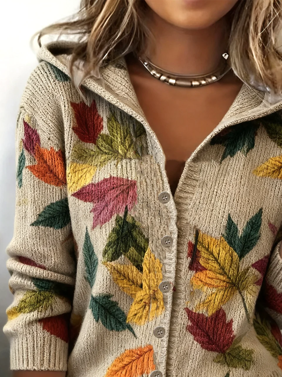 Simple Hoodie Wool/Knitting Cardigan