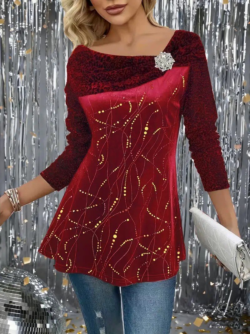 Others Casual Multicolor Block T-Shirt