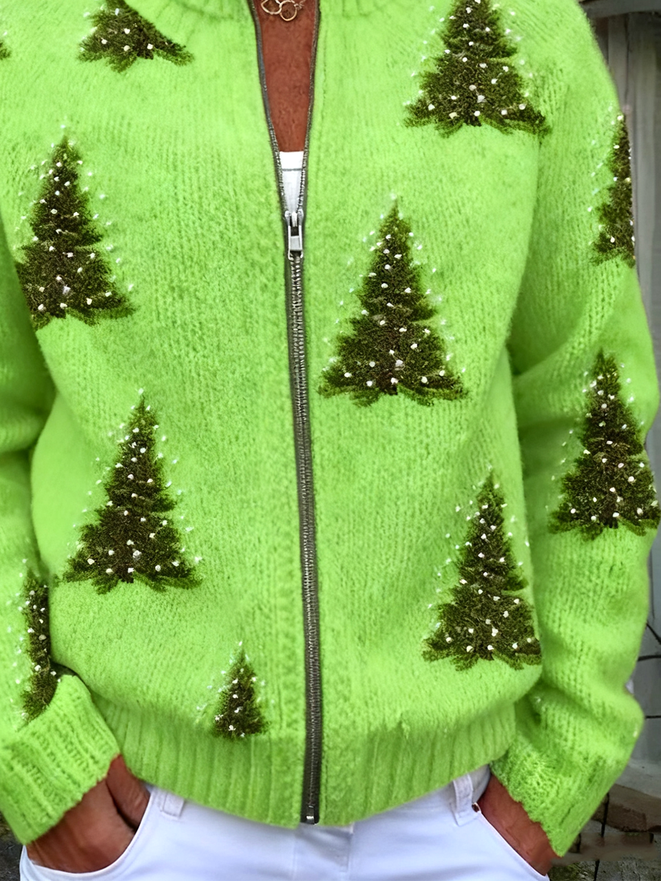 Simple Loose Others Wool/Knitting Cardigan