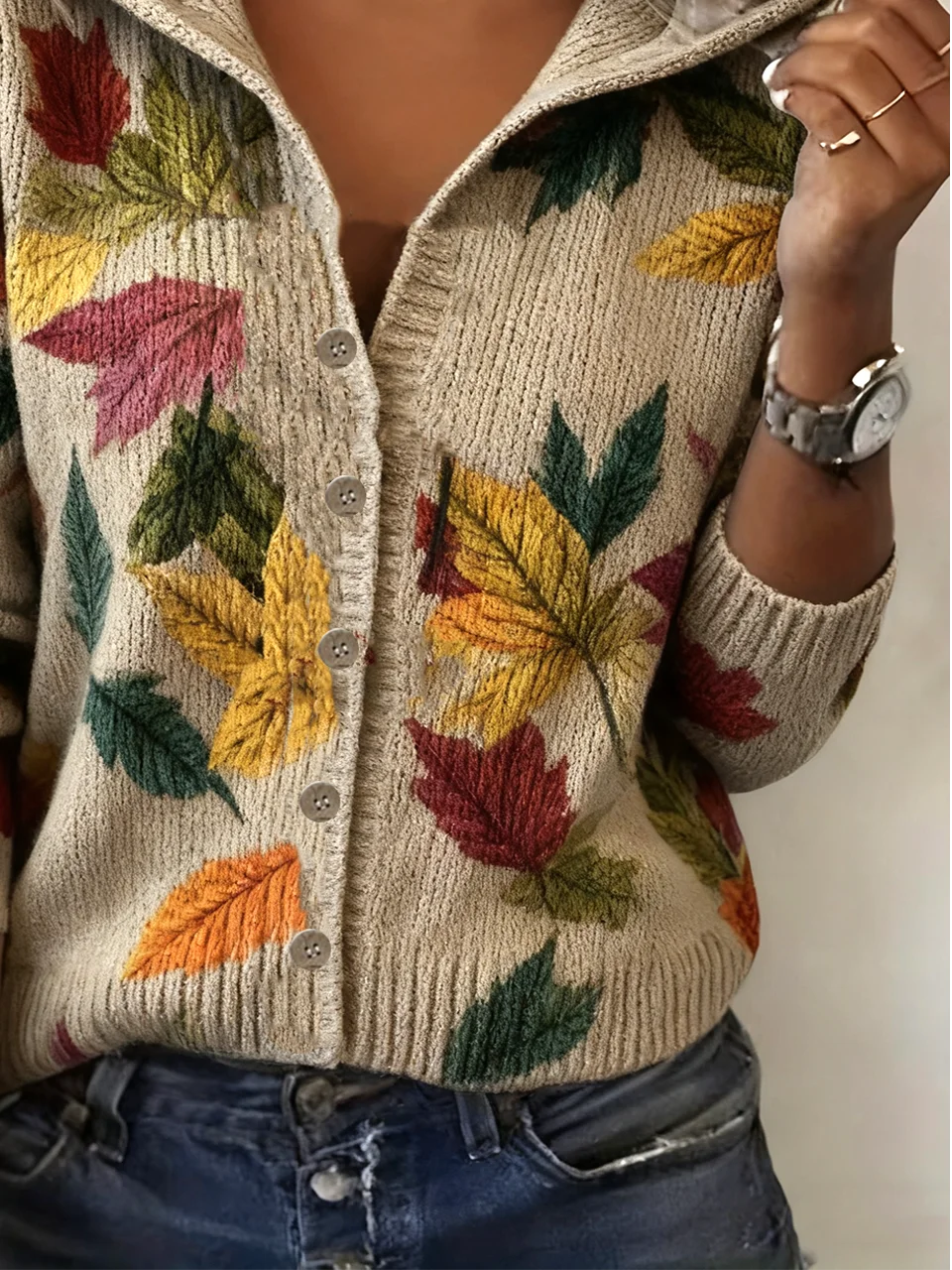 Simple Hoodie Wool/Knitting Cardigan