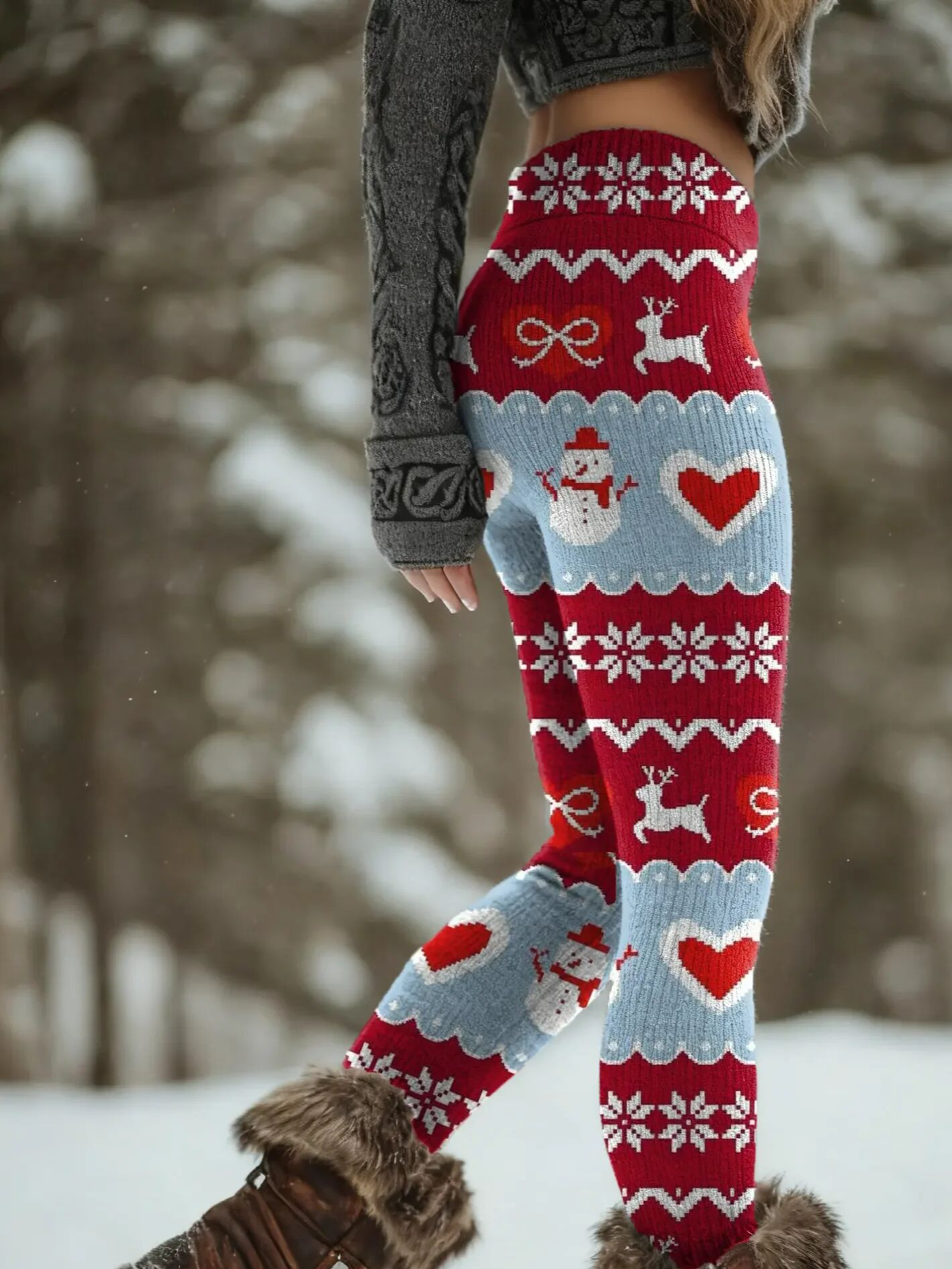 Vintage Tight Christmas Leggings
