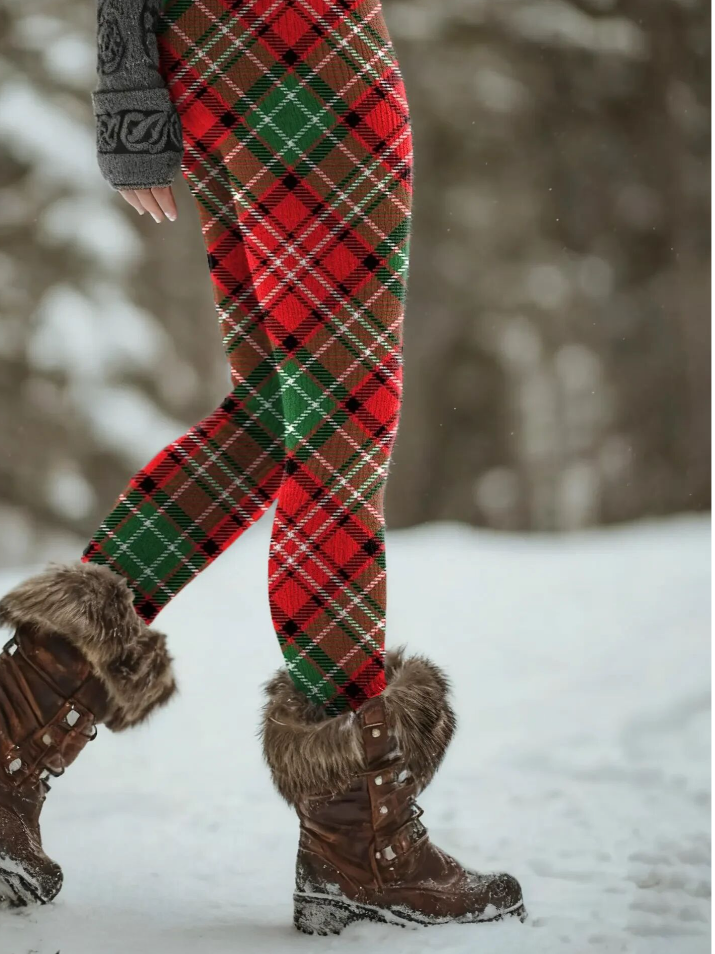 Vintage Tight Christmas Leggings