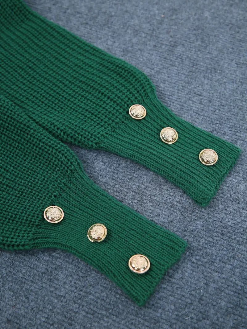 Lady Romance V Neck Loose Acrylic Sweater