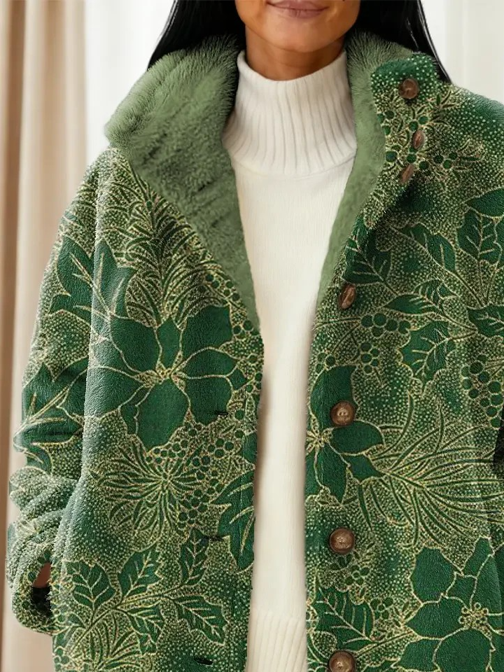 Others Casual Loose Teddy Jacket