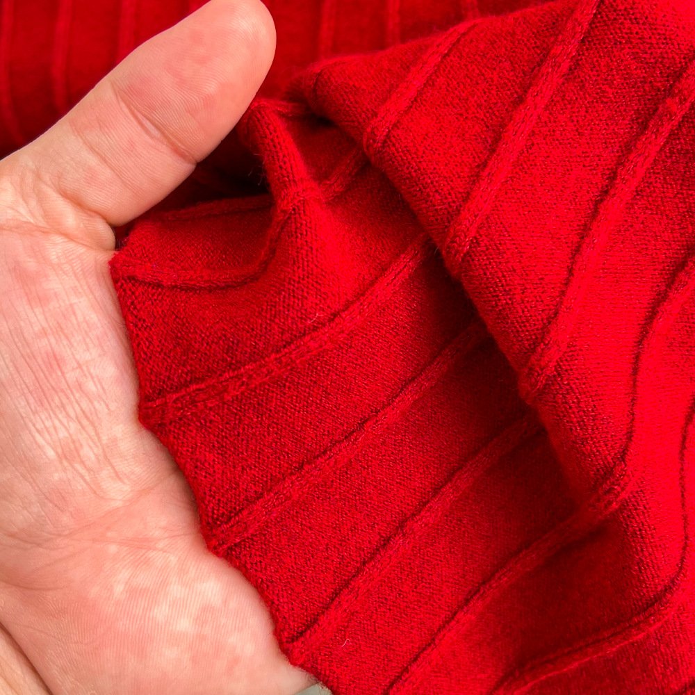 Others Sexy Multicolor Block Wool/Knitting Dress With No