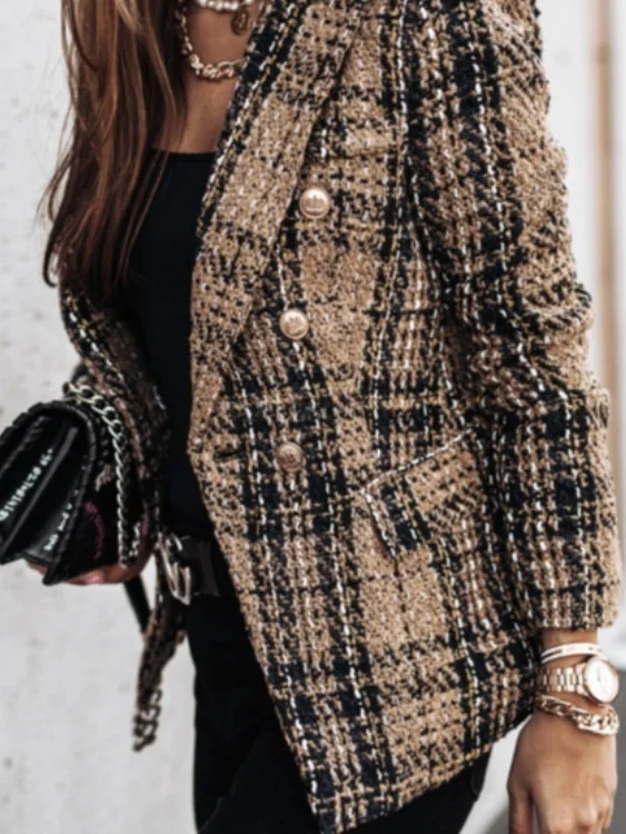 Others Color Block Dressy Regular Fit Blazer