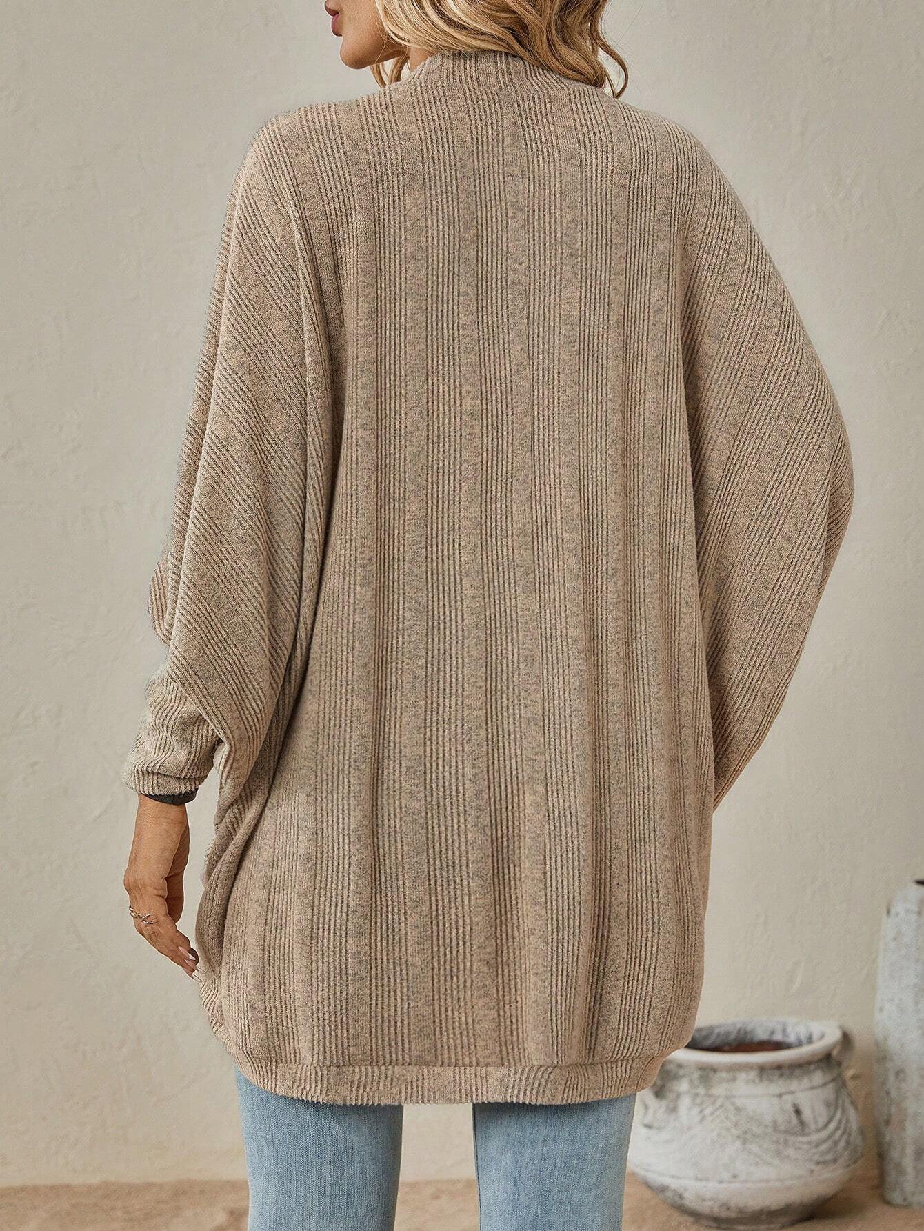 Simple Wool/Knitting Plain Others Knit Top