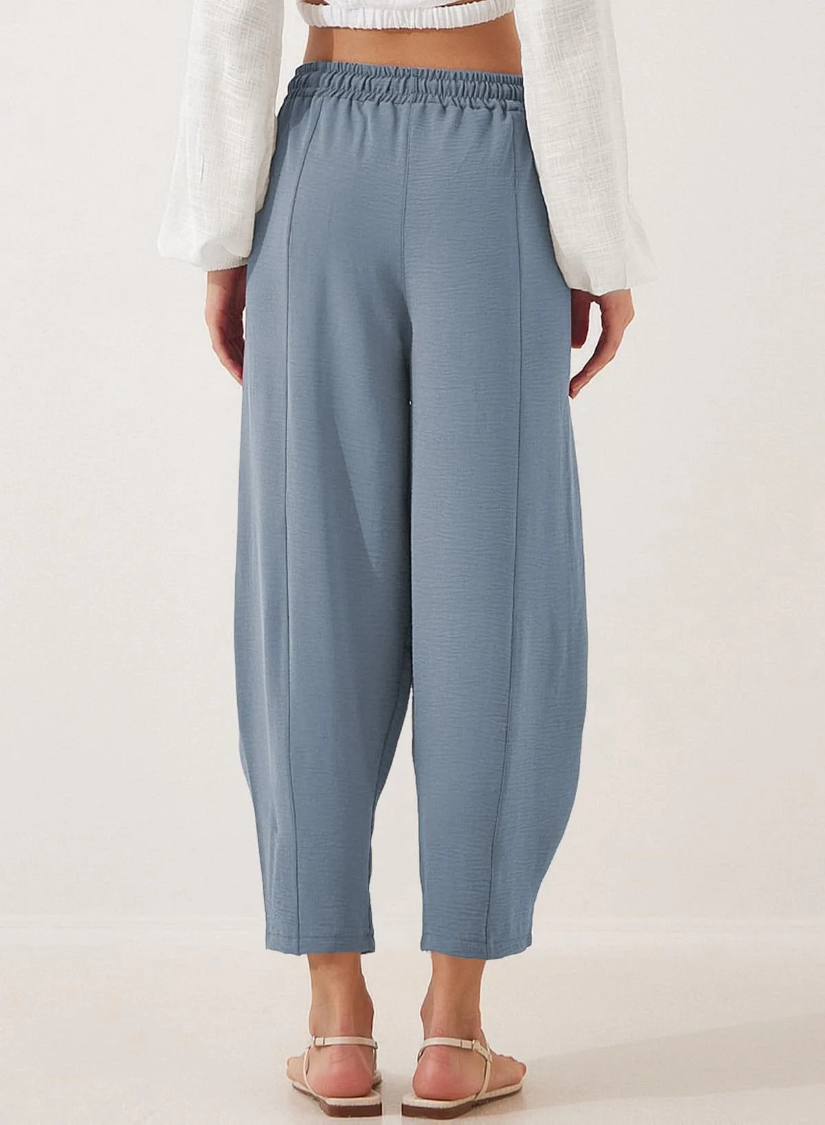 Plain Loose Simple Pants