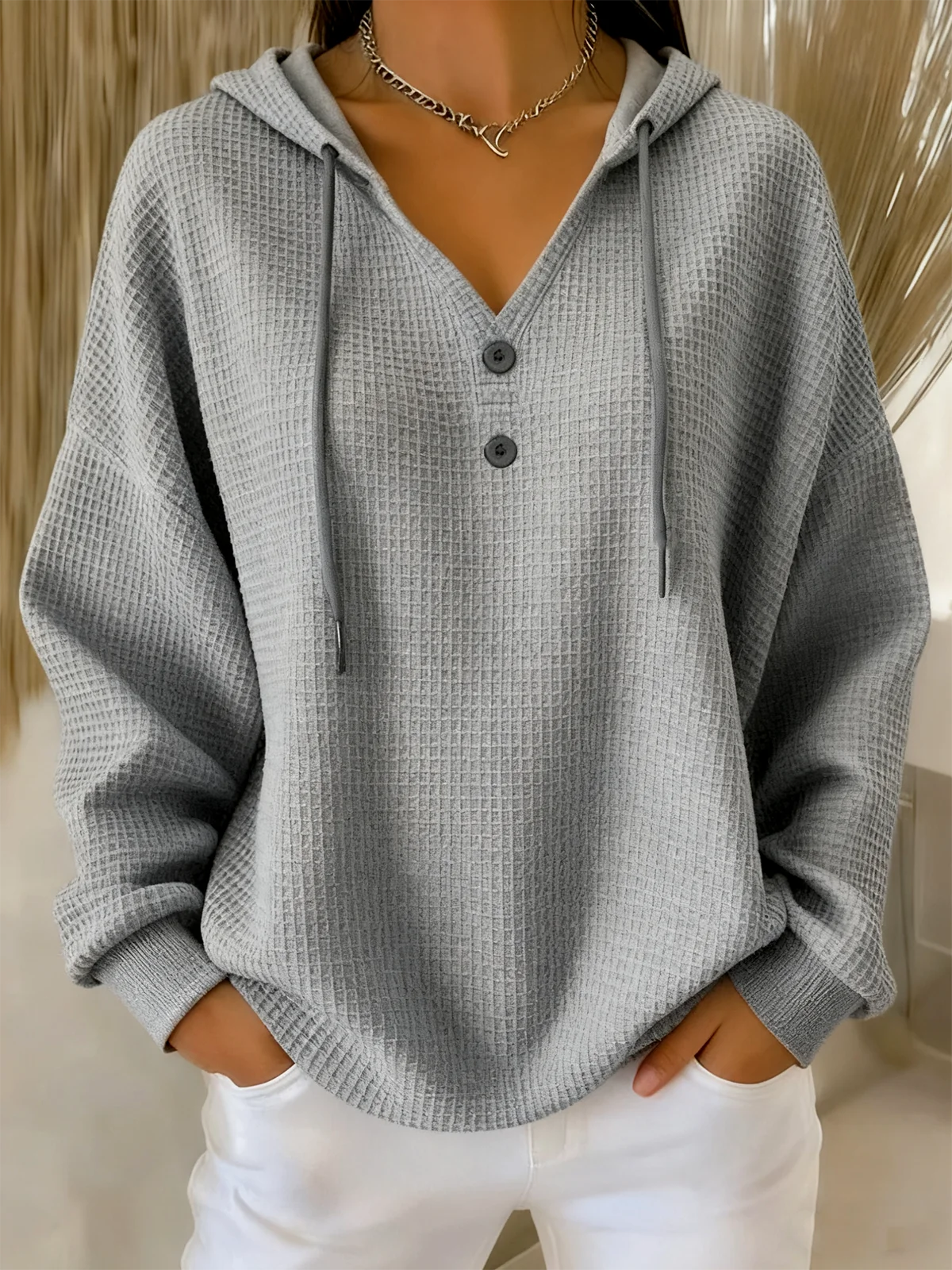 Loose Plain Simple Hoodie