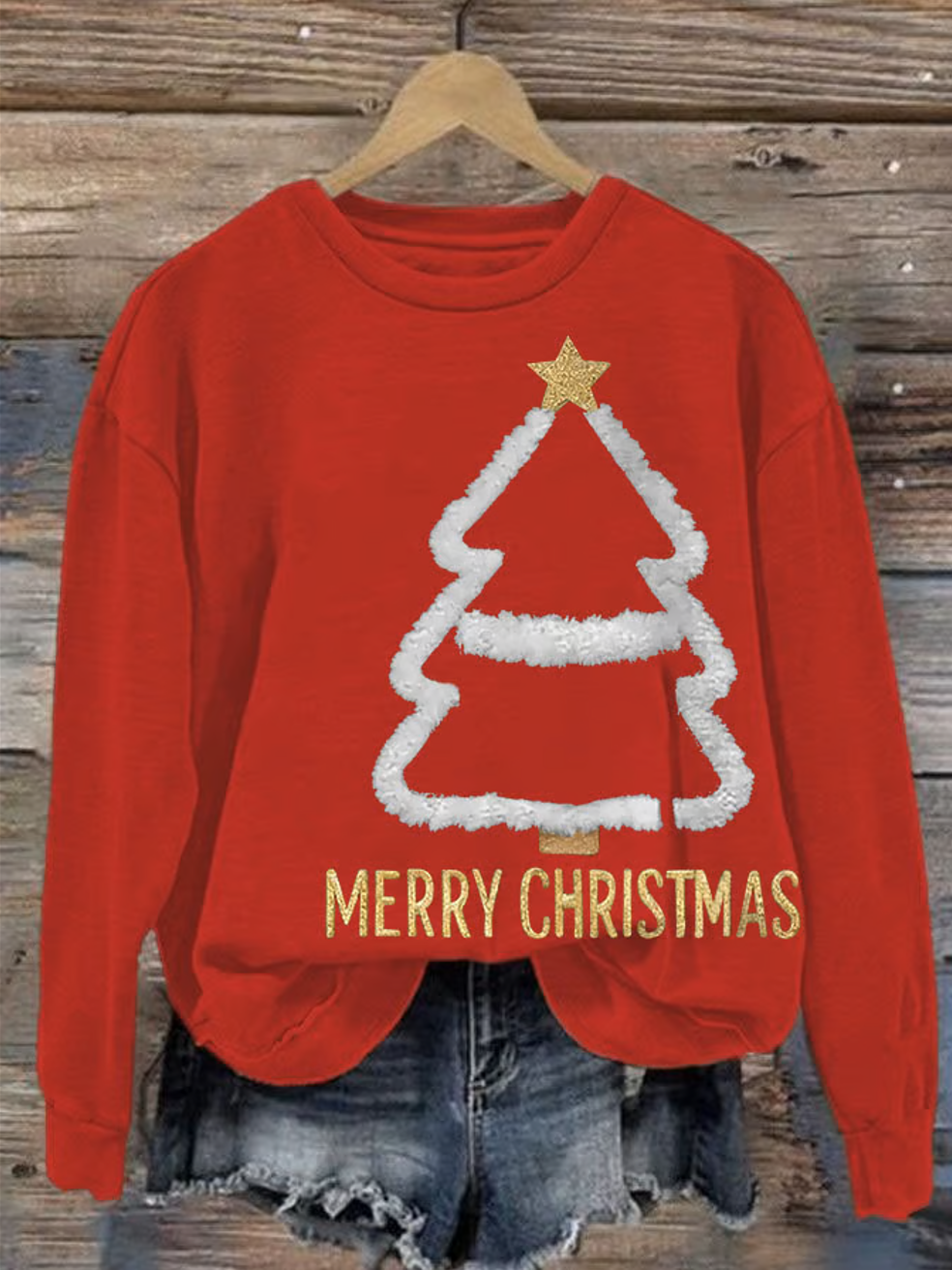 Women'S Casual Faith Print Sweatshirt