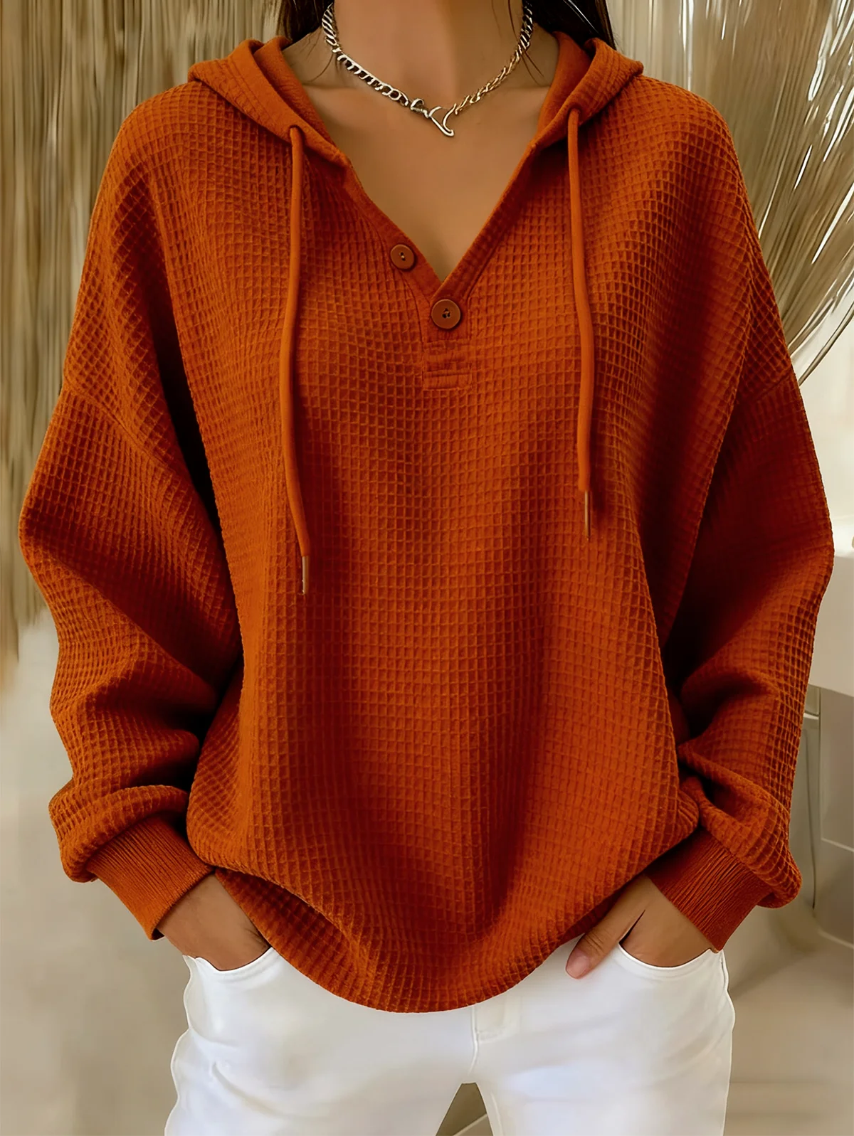 Loose Plain Simple Hoodie