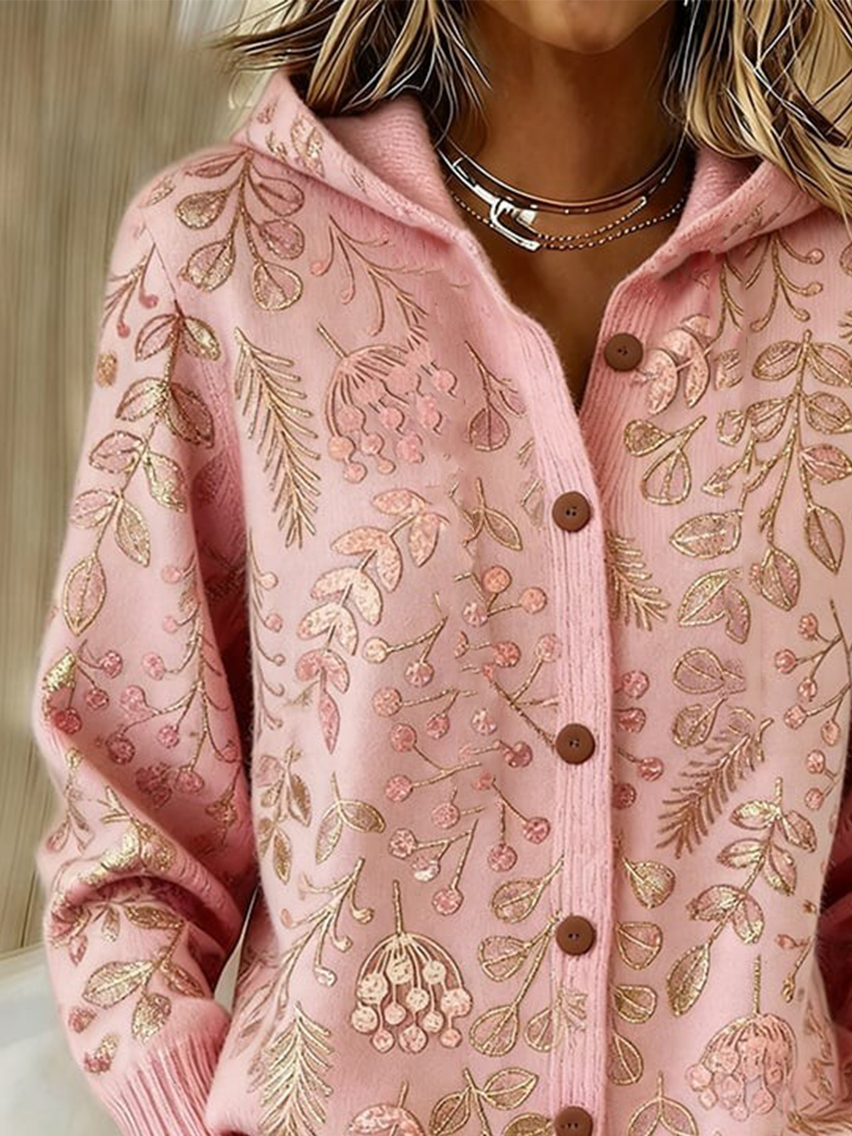 Casual Loose Wool/Knitting Hoodie Cardigan