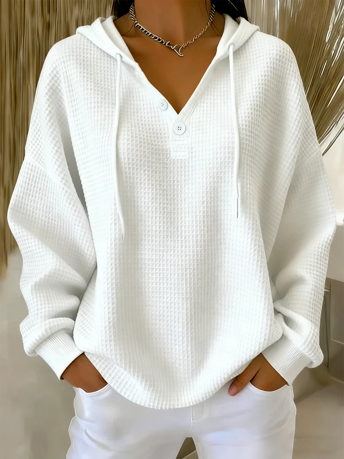 Loose Plain Simple Hoodie